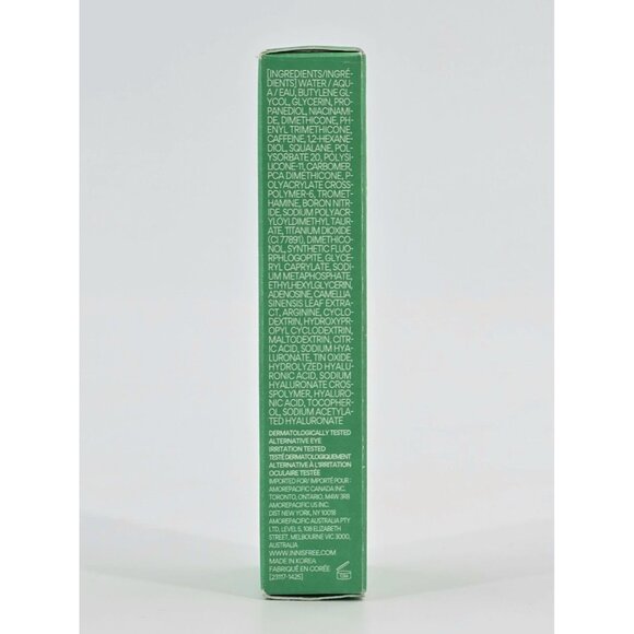 innisfree Green Tea Caffeine Bright-Eye Serum with Niacinamide .33 oz - Picture 2 of 6